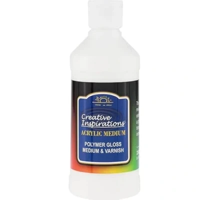Image of Creative Inspirations Acrylic Medium Polymer and Varnish Versatile Mediums for Artists Gloss 250mL