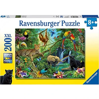 Image of Ravensburger Jungle Jigsaw Puzzle for Kids Age 8 Years Up 200 Pieces