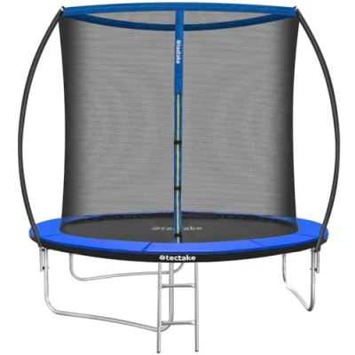 Image of trampoline Jumpy tear resistant mat, safety net, padded edges, entry ladder trampoline, for children, children&#039;s 244 cm