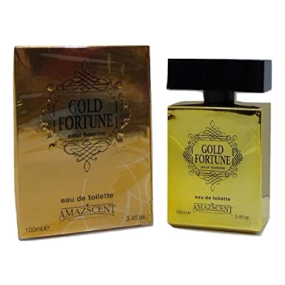Image of GOLD FORTUNE POUR HOMME 100ML EAU DE TOILETTE FOR MEN (SENSATIONAL FRAGRANCES)