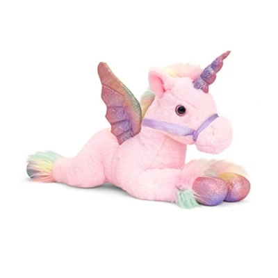 Image of Keel Toys SF2121AMA Pegasus Soft Toy, Pink, 50cm