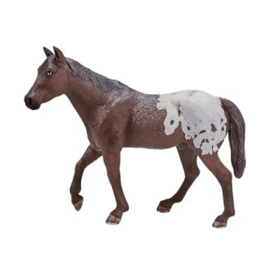 Image of MOJO Appaloosa Stallion Chestnut Horse Farm Animal Model Toy Figure