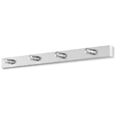 Image of ZACK COLGADOR PARED 4 GANCHOS, Stainless Steel, Acero Inoxidable