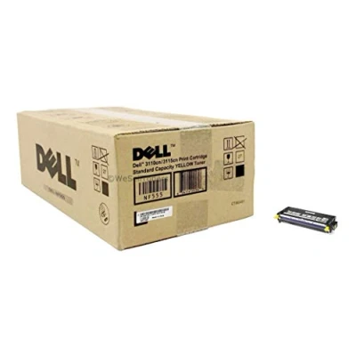 Image of Dell Standard Capacity Yellow Toner Cartridge (Yield 4,000 Pages) for Colour Laser Printer 3110cn