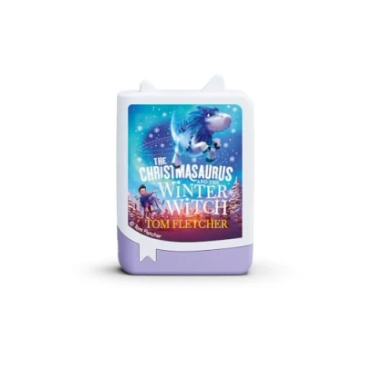 Image of tonies Tom Fletcher the Christmasaurus and Winter Witch, Audiobook Pocket Tonie, for use with Toniebox