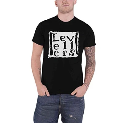 Image of Levellers T Shirt Classic Band Logo Official Mens Black XXL