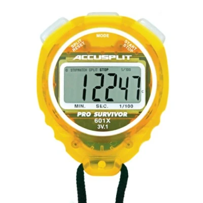 Image of ACCUSPLIT Pro Survivor A601X Stopwatch Watch Extra Large Display (Lemon)