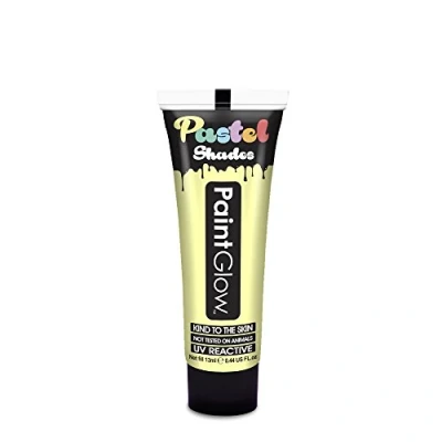 Image of PaintGlow, Neon UV Face &amp; Body Paint, Pastel Colours, Lemon, 13ml