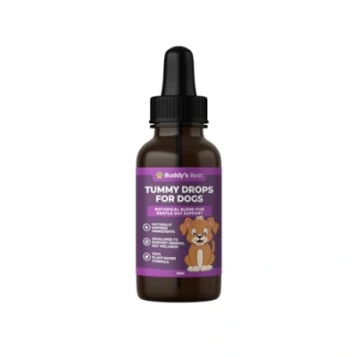 Image of Digestive Aid for Dogs Soothing &amp; Anti Inflammatory Blend with Dandelion, Slippery Elm Marshmallow Root Optimal Gastrointestinal Health