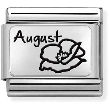 Image of Nomination August Birth Flower Charm