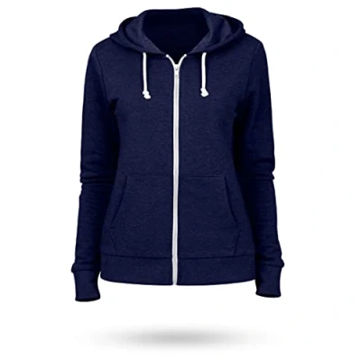 Image of Missmister Unisex Boys girls Hoodies for Plain Kids Fleece Hoodie Jumper with Zip Clothes Hooded Sweatshirt Casual School Wear Top (Navy, 13 Years)