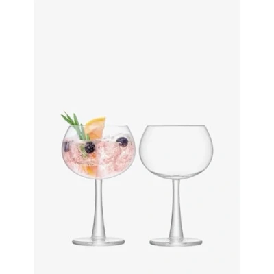 Image of LSA Gin Balloon Glass 420ml Clear Set Of 2