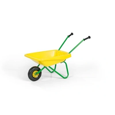 Image of rolly toys Strong Wheelbarrow with Metal Frame 270873,Yellow,77 cm x 37 47
