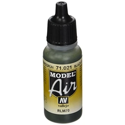 Image of Vallejo Model Air 17 ml Acrylic Paint Black Green