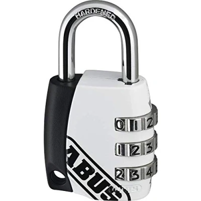 Image of ABUS 53520 Die Cast Combination Padlock Carded White