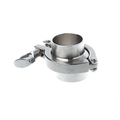 Image of SHITINGRM 38mm 1.5&quot; OD SS304 Sanitary Pipe Weld Ferrule + for Tri Clamp PTFE Gasket Set