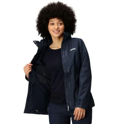 Image of Regatta Women&#039;s Daysha Waterproof Shell Jacket Navy, Size 20