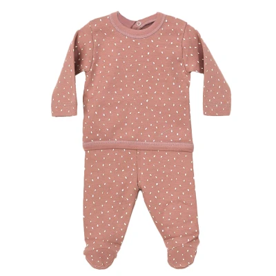Image of Babidu Baby Unisex BASIC LONG SLEEVE SET Brown One Size