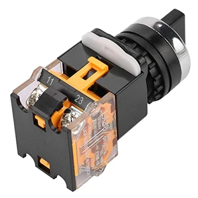 Image of 2 Position Momentary Rotary Switch 22mm Auto Reset Selector LA38 11BX22