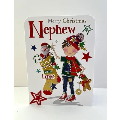 Image of Jonny Javelin Nephew Merry Christmas Card