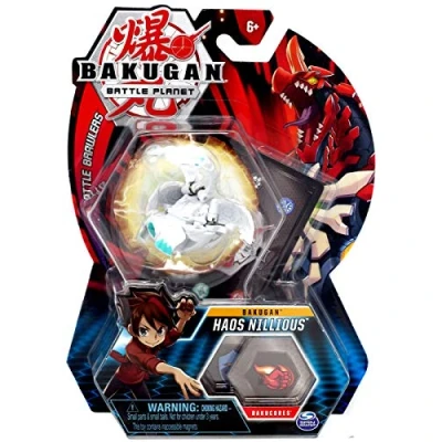 Image of BAKUGAN, Haos Nillious, 2 inch Tall Collectible Transforming Creature, for Ages 6 and Up