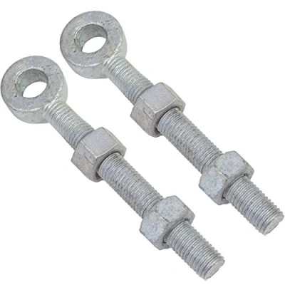 Image of 2X Heavy Duty Adjustable Gate Eyes &amp; Nuts 150mm x 19mm