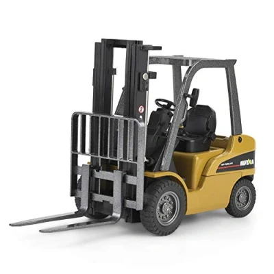 Image of VGEBY1 Forklift Toy, HUINA1717 1:50 Alloy Truck Model Engineering Vehicle Kids Static Car Toy