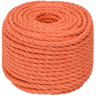 Image of vidaXL Work Rope Orange 16 mm 25 m Polypropylene