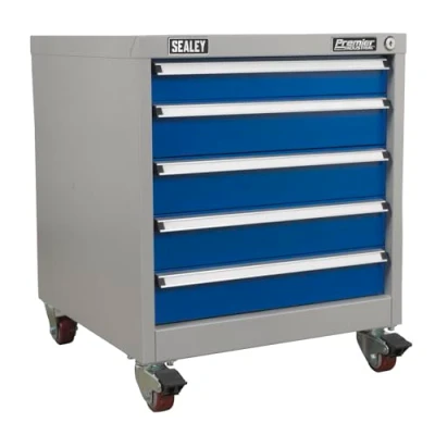 Image of Sealey Industrial Mobile Cabinet 5 Drawers