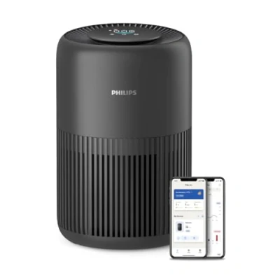 Image of PHILIPS Air Purifier 900 Series, HEPA NanoProtect + Activated Carbon Filter, CADR 250 m3/h for 65 m² Allergy Sufferers, Quiet, Intelligent and Energy Efficient (AC0951/13)