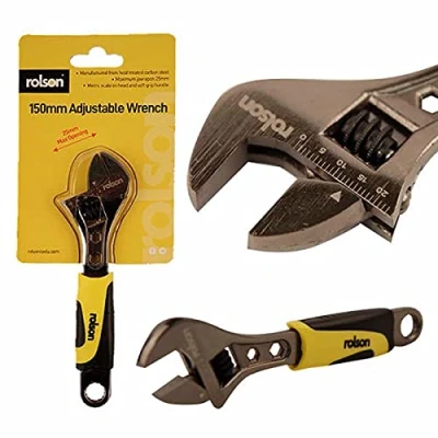 Image of 150 mm Black Nickel Adjustable Wrench