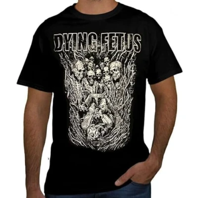 Image of Dying Fetus Punk Rock Band Black T Shirt M