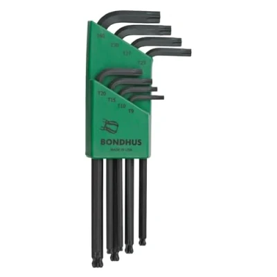 Image of BONDHUS, LTX8 BALLEND TORX 8PC Set T9 T40, 11332