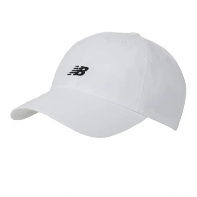 Image of New Balance 6 Panel Classic HAT Unisex Cap, Size: One Size, White