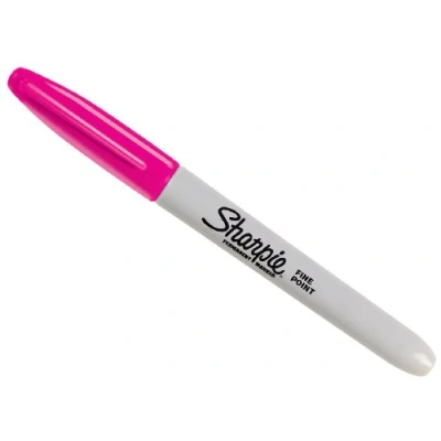 Image of SHARPIE Fine Point Permanent Markers Magenta, 1 Count