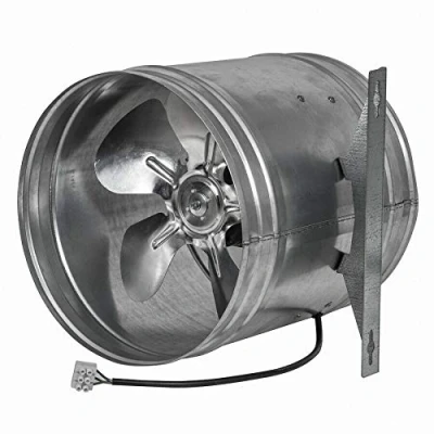 Image of Armar Trading LTD Metal Inline Extractor Fan 250mm / 9.84&quot; with Fitting Bracket Duct Ventilator