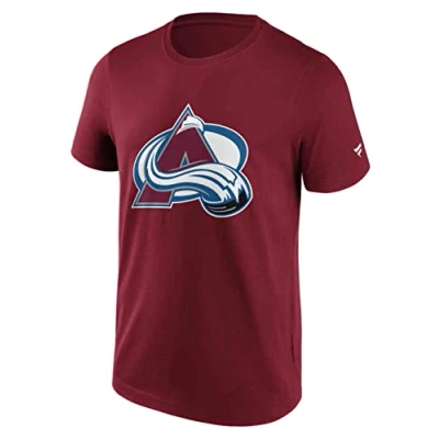 Image of Fanatics NHL Colorado Avalanche Primary Logo Graphic T Shirt Color Red, Size XXL