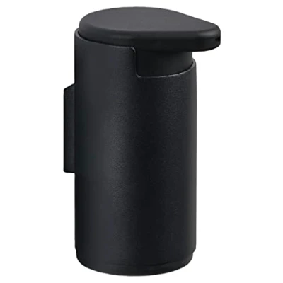 Image of Zone Denmark Rim Wall Mounted Soap Dispenser, 8.5 x 14.5 cm, Black