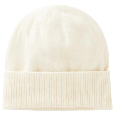 Image of United Colors of Benetton Women&#039;s Knitted Cap 1002da010 Beanie Hat, White, One Size
