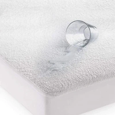 Image of HIGH LIVING Highliving Waterproof Terry Towel Mattress Protector Aloe Vera treated Extra Deep Cover Anti Allergy and Breathable
