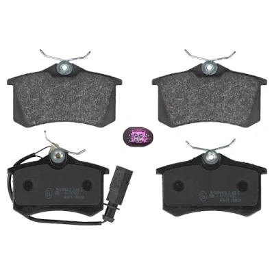 Image of 1109015, 1133447, 1133448, 1205697, 1207518 Brake pad set BLUE PRINT ADV184240 Rear Axle incl. wear warning contact VOLKSWAGEN: Sharan I