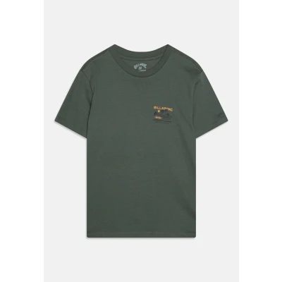 Image of Billabong PALM Springs Unisex Print Tshirt for kids, Size: 14y, Dark slate