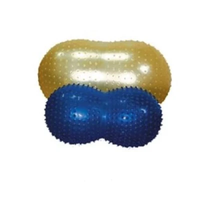Image of CanDo 30 1735 Exercise roll with NUBS / motoric ball peanut shaped fitness SENSI yellow, 40 cm x 90