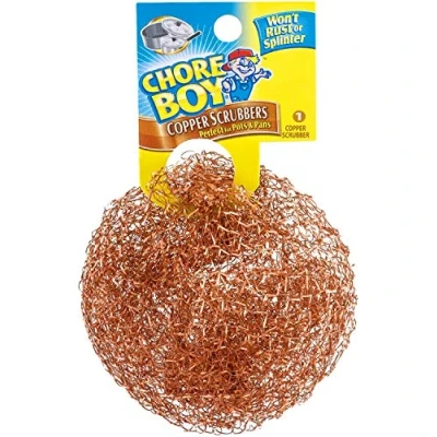 Image of CHORE BOY Scouring Pad (Pack of 10), Copper Scrubber