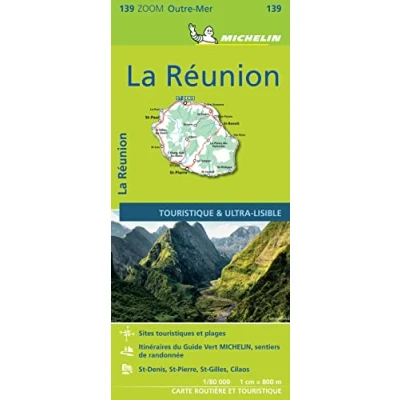 Image of La Reunion Zoom Map 139: (Michelin Maps, 139)