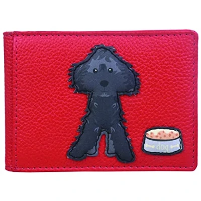 Image of Mala Leather Bertie Collection ID/Card Holder RFID Blocking 677_83 Red