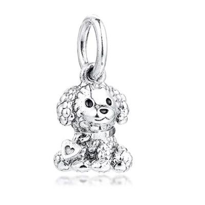 Image of PANDOCCI 2020 Spring Puppy Dog Bead 925 Silver DIY Fits for Original Pandora Bracelets Charm Fashion Jewelry