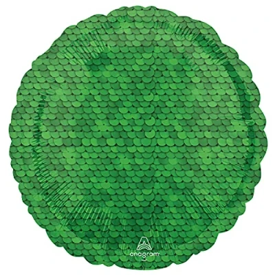 Image of amscan 4219601 SD C: FOREST GREEN SEQUINS
