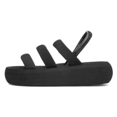 Image of Rocket Dog Womens Smile Sandals Black Rubber Size UK 4