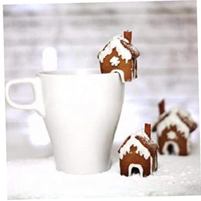 Image of 3pcs Stainless Steel Christmas Mini House Mold Gingerbread Cookie Cutter Set Cupcake Chocolate Mould
